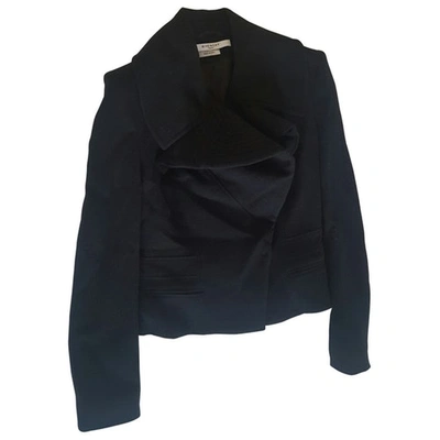 Pre-owned Givenchy Wool Suit Jacket In Black