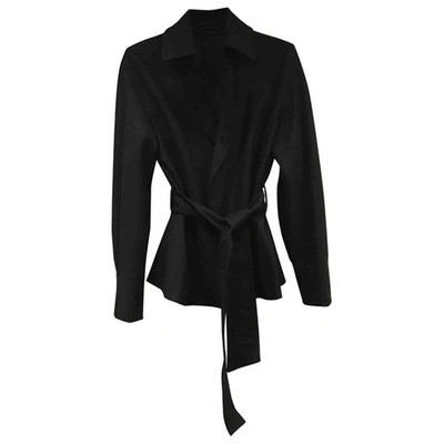 Pre-owned Brioni Wool Short Vest In Black