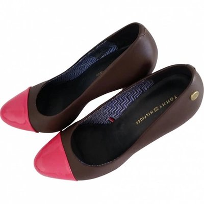 Pre-owned Tommy Hilfiger Leather Heels In Multicolour