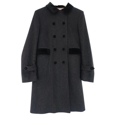 Pre-owned Vanessa Bruno Wool Coat In Anthracite