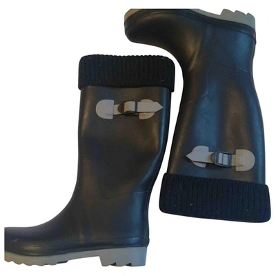 Pre-owned Tatoosh Rain Boots In Black