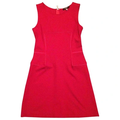 Pre-owned Versace Mini Dress In Red