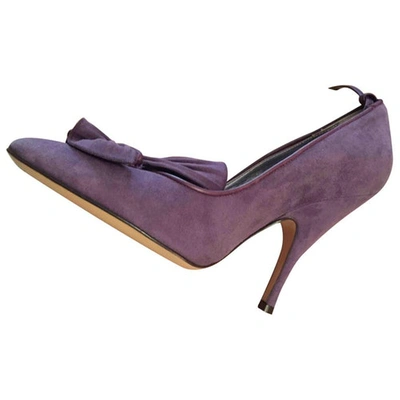 Pre-owned Missoni Heels In Purple