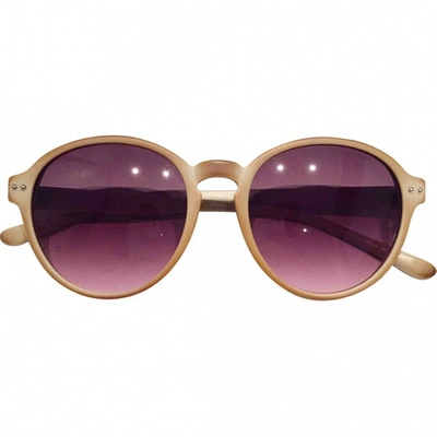 Pre-owned Linda Farrow Beige Sunglasses