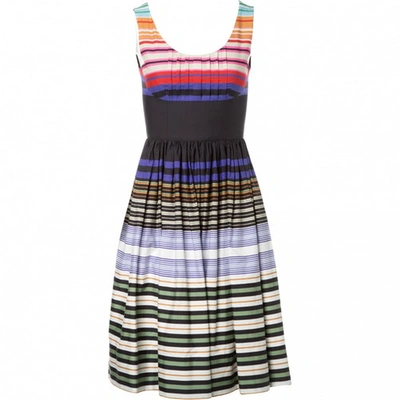 Pre-owned Jonathan Saunders Mid-length Dress In Multicolour