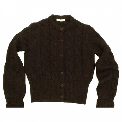 Pre-owned Prada Wool Cardigan In Black