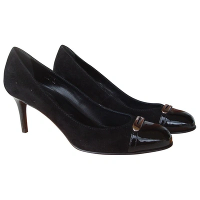 Pre-owned Tod's Leather Heels In Black