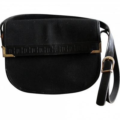 Pre-owned Pierre Balmain Cloth Handbag In Black
