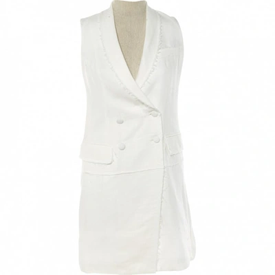 Pre-owned Band Of Outsiders Mini Dress In White
