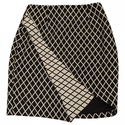 Pre-owned Style Stalker Mini Skirt In Black