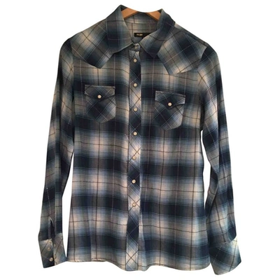 Pre-owned Maje Shirt In Blue
