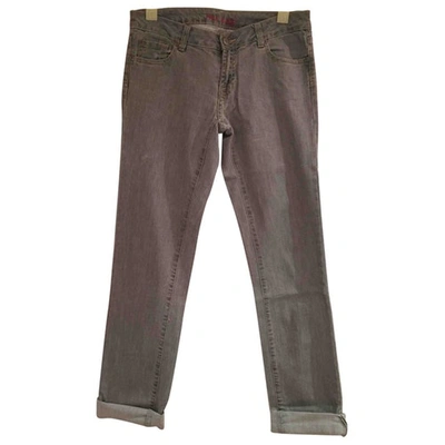 Pre-owned Paul & Joe Straight Jeans In Grey