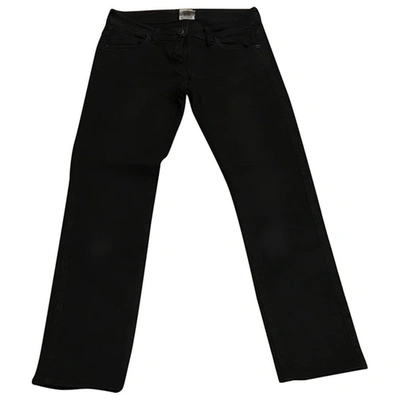 Pre-owned Sass & Bide Straight Jeans In Black