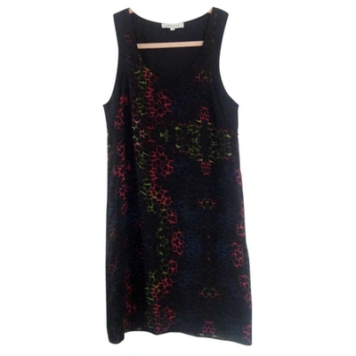 Pre-owned Sandro Silk Mini Dress In Black