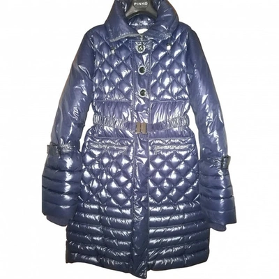 Pre-owned Pinko Biker Jacket In Navy