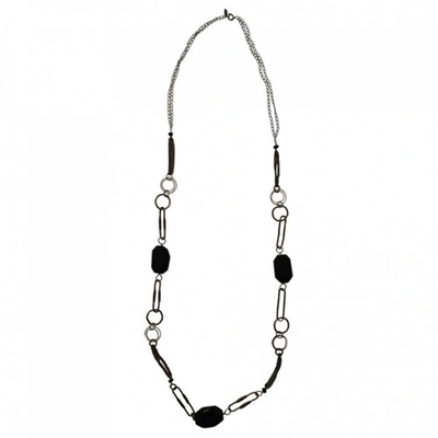 Pre-owned Isabel Marant Ceramic Long Necklace In Black