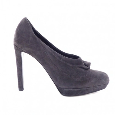 Pre-owned Jil Sander Ankle Boots In Grey