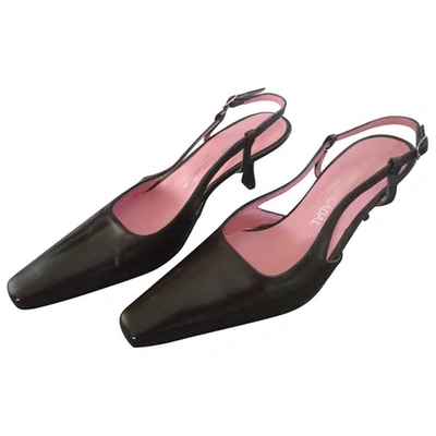 Pre-owned Atelier Mercadal Brown Leather Heels