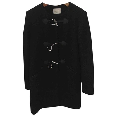 Pre-owned Sandro Coat In Black