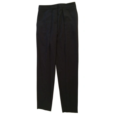 Pre-owned Vionnet Cloth Straight Pants In Black