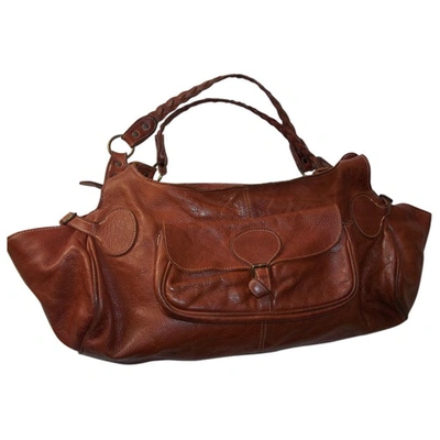 Pre-owned Paul & Joe Leather Handbag In Brown