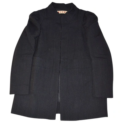 Pre-owned Marni Wool Jacket In Black