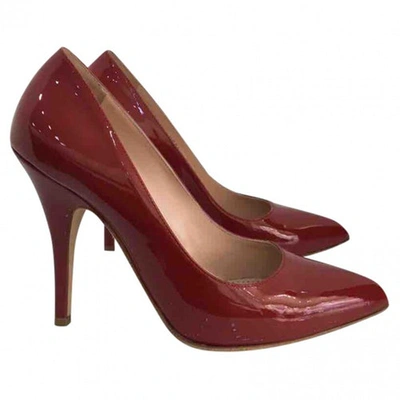 Pre-owned Bally Patent Leather Heels In Red
