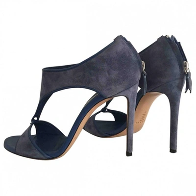 Pre-owned Casadei Sandal In Blue