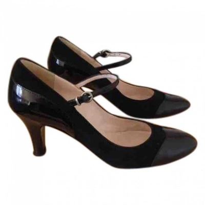 Pre-owned Atelier Mercadal Leather Heels In Black