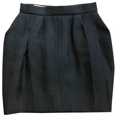 Pre-owned Marni Wool Mini Skirt In Black