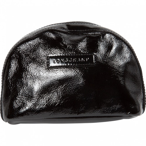 Pre-Owned Longchamp Black Patent Leather Clutch Bag | ModeSens