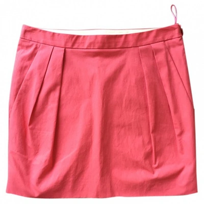 Pre-owned Moschino Mini Skirt In Pink