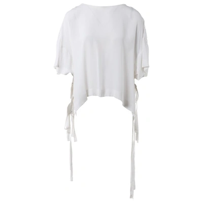 Pre-owned N°21 White Polyester Top