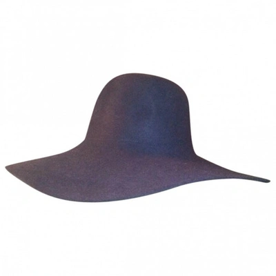 Pre-owned P.a.r.o.s.h Wool Hat In Blue