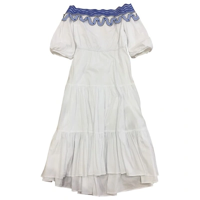 Pre-owned Peter Pilotto Mid-length Dress In White
