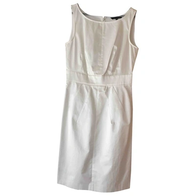 Pre-owned Tara Jarmon Mid-length Dress In White