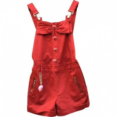 Pre-owned Manoush Jumpsuit In Red