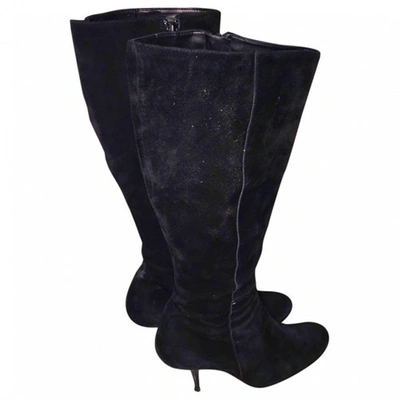 Pre-owned Marella Boots In Black