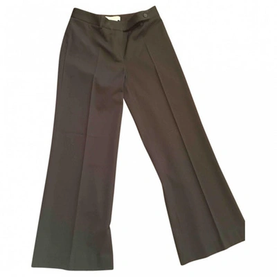 Pre-owned Michael Kors Wool Large Pants In Brown