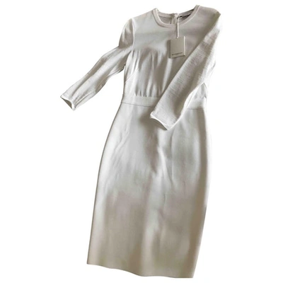 Pre-owned Givenchy Mid-length Dress In White