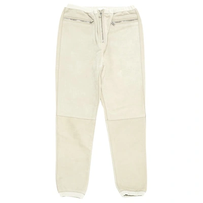 Pre-owned 3.1 Phillip Lim / フィリップ リム Leather Carot Pants In Beige