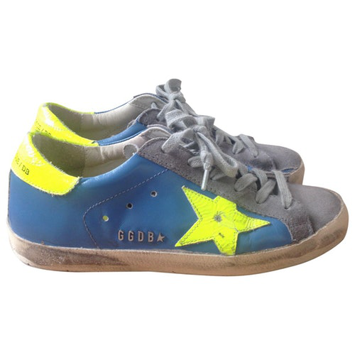 Pre-Owned Golden Goose Grey Suede Trainers | ModeSens