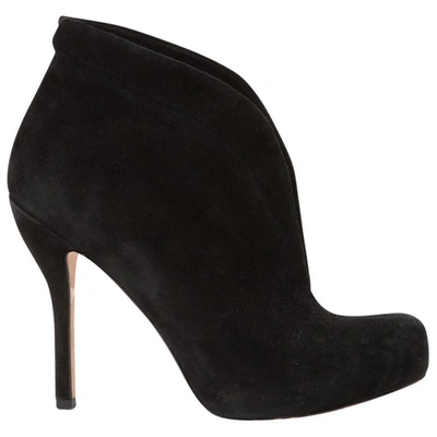 Pre-owned Barneys New York Ankle Boots In Black