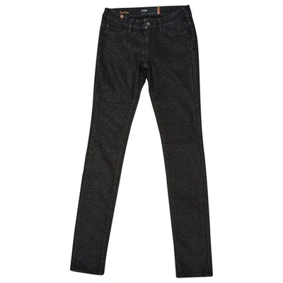 Pre-owned Notify Straight Jeans In Black