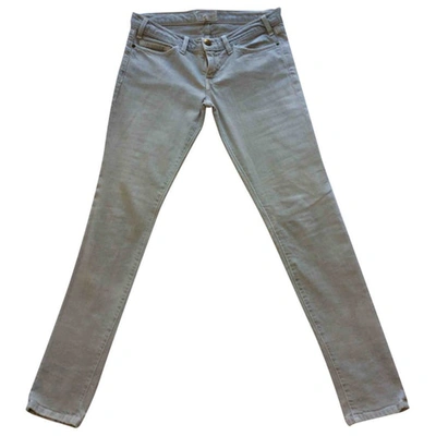 Pre-owned Current Elliott Large Pants In Grey
