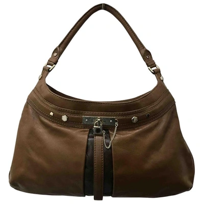 Pre-owned Marc By Marc Jacobs Leather Handbag In Camel