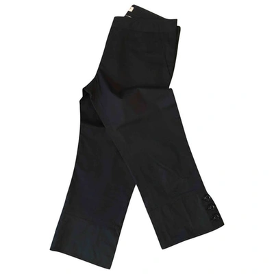 Pre-owned Burberry Chino Pants In Black