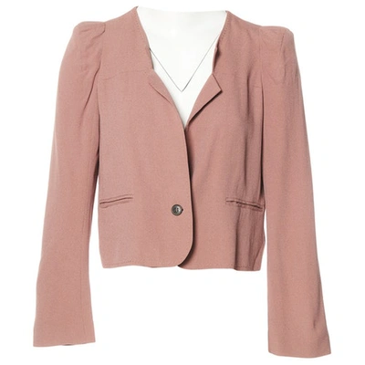 Pre-owned Vanessa Bruno Pink Synthetic Jacket