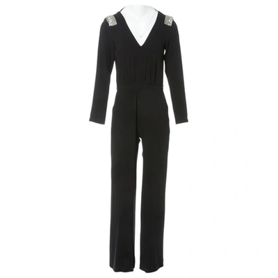 Pre-owned Saloni Jumpsuit In Black