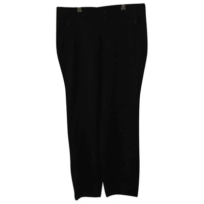 Pre-owned Gucci Trousers In Black